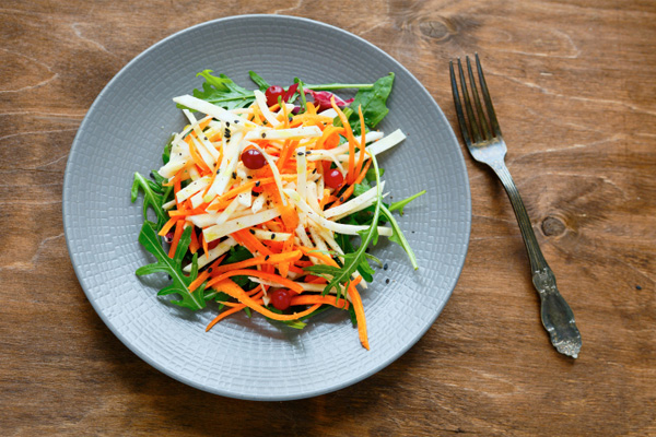 Salads Made of Root Vegetables: Vitamin Intake (not only) in Winter
